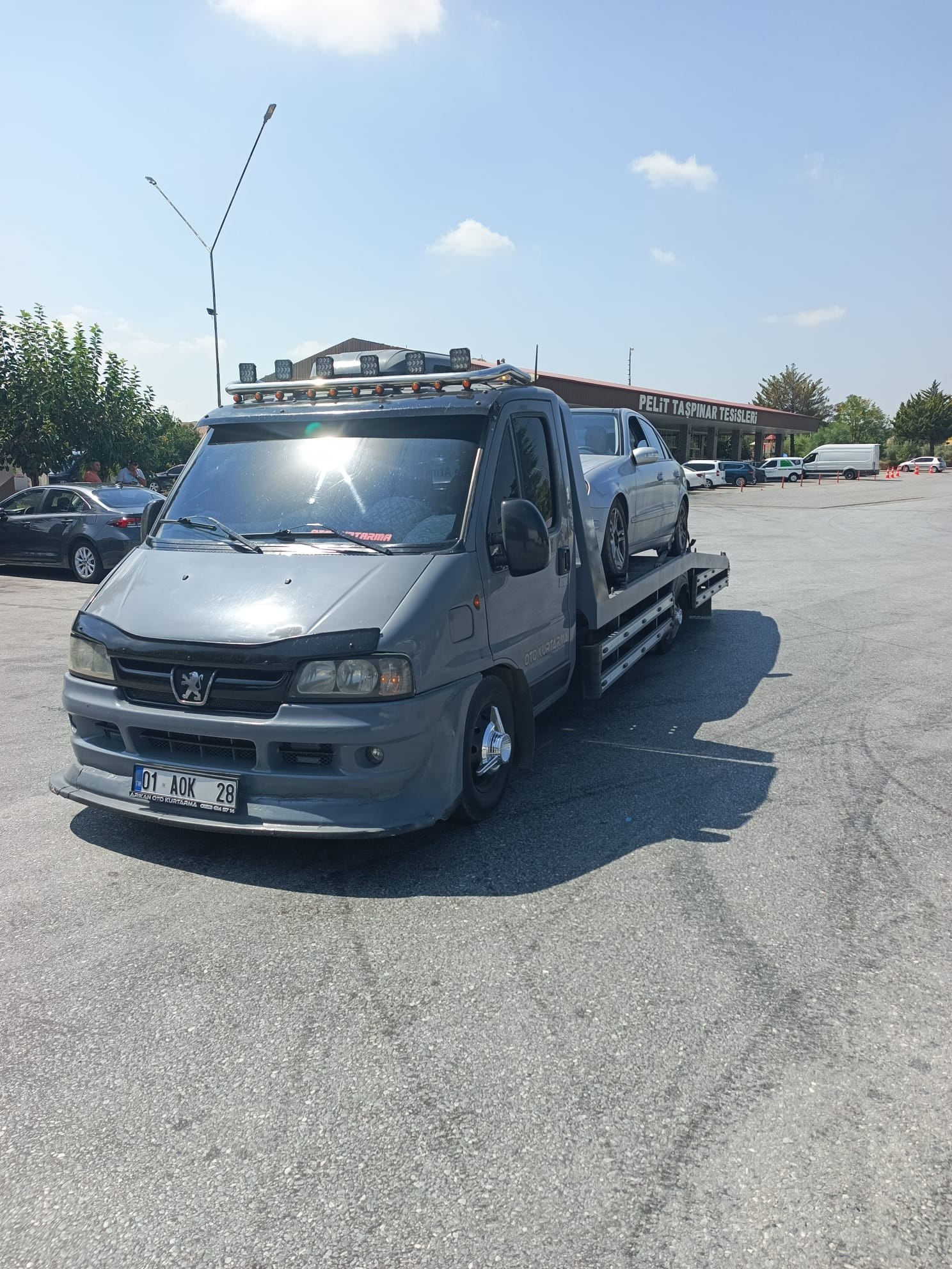 ÇEKKURTAR 01 çekicisi şehirler arası taşıma sırasında